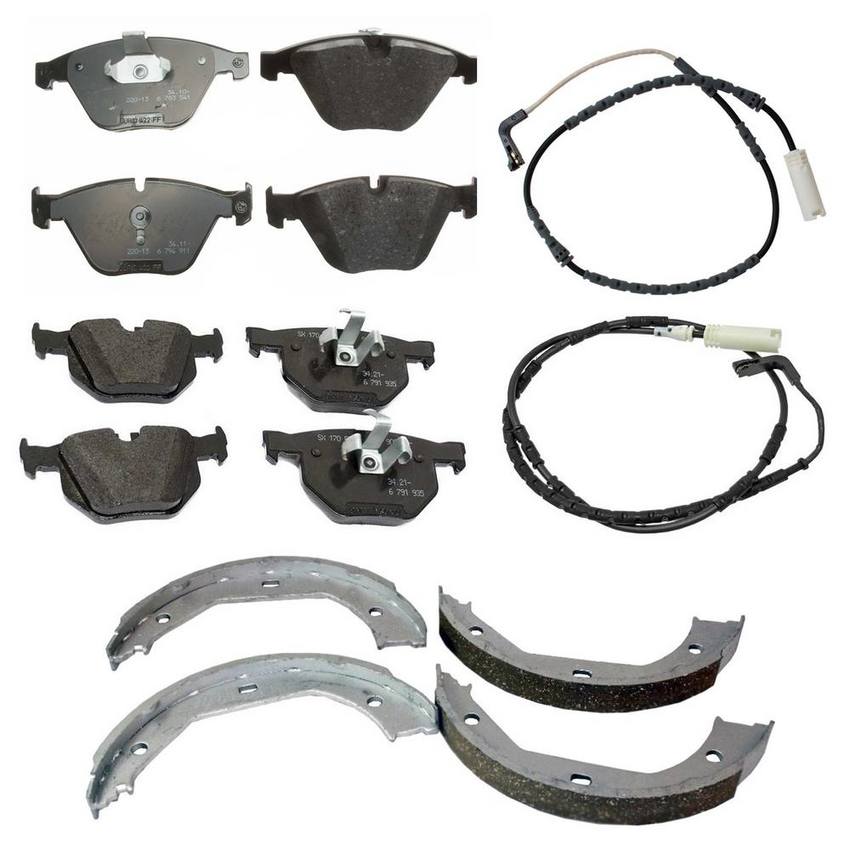 BMW Disc Brakes Kit - Pads Front and Rear